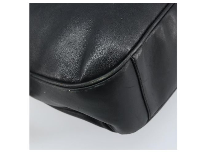 Borsa a Spalla Gucci Bamboo in Pelle 2 in 1 Nero Oro 001 3444 1577 Auth 174580 - vista 16