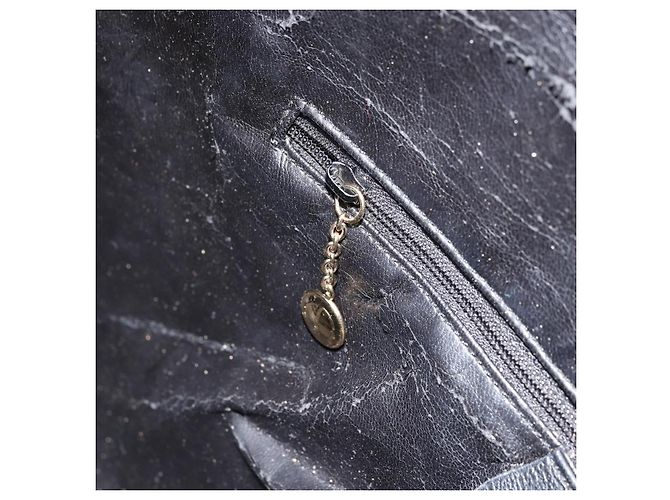 Borsa a Spalla Gucci Bamboo in Pelle 2 in 1 Nero Oro 001 3444 1577 Auth 174580 - vista 21