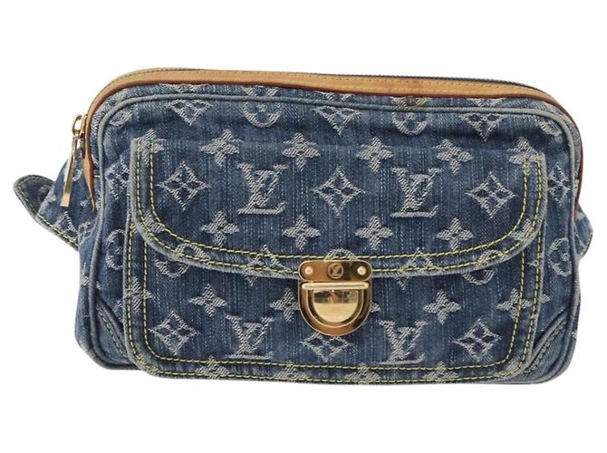 LOUIS VUITTON Borsa a Tracolla Monogram in Denim Blu M95347 LV Auth 174319SAV - vista 13