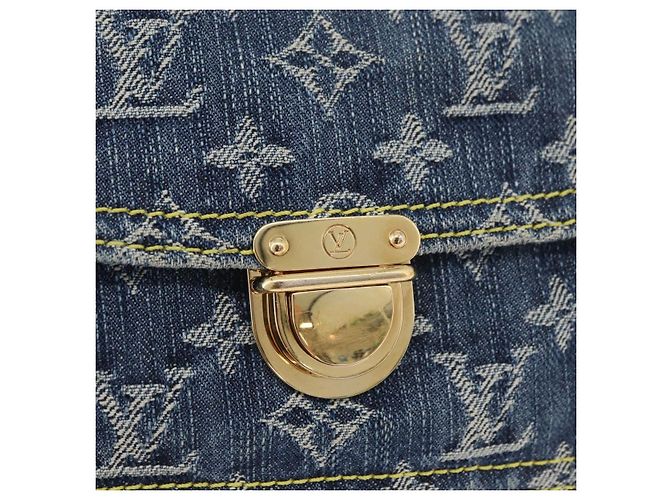 LOUIS VUITTON Borsa a Tracolla Monogram in Denim Blu M95347 LV Auth 174319SAV - vista 19