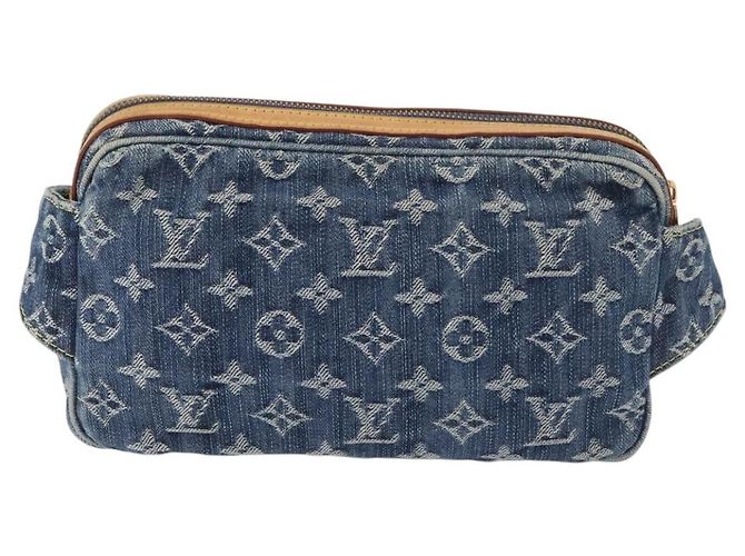LOUIS VUITTON Borsa a Tracolla Monogram in Denim Blu M95347 LV Auth 174319SAV - vista 2