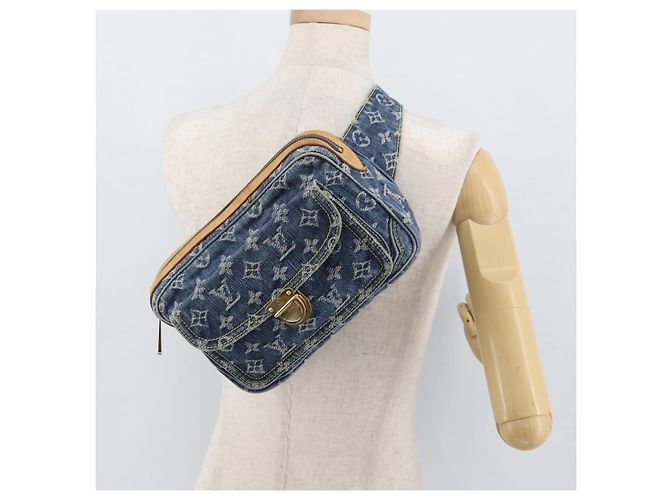 LOUIS VUITTON Borsa a Tracolla Monogram in Denim Blu M95347 LV Auth 174319SAV - vista 25
