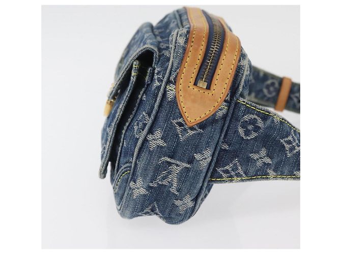 LOUIS VUITTON Borsa a Tracolla Monogram in Denim Blu M95347 LV Auth 174319SAV - vista 3
