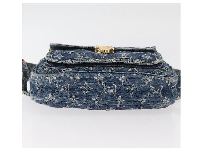 LOUIS VUITTON Borsa a Tracolla Monogram in Denim Blu M95347 LV Auth 174319SAV - vista 5