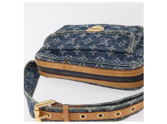 LOUIS VUITTON Borsa a Tracolla Monogram in Denim Blu M95347 LV Auth 174319SAV - vista 6