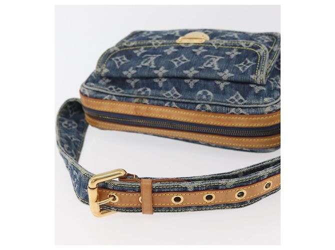 LOUIS VUITTON Borsa a Tracolla Monogram in Denim Blu M95347 LV Auth 174319SAV - vista 7