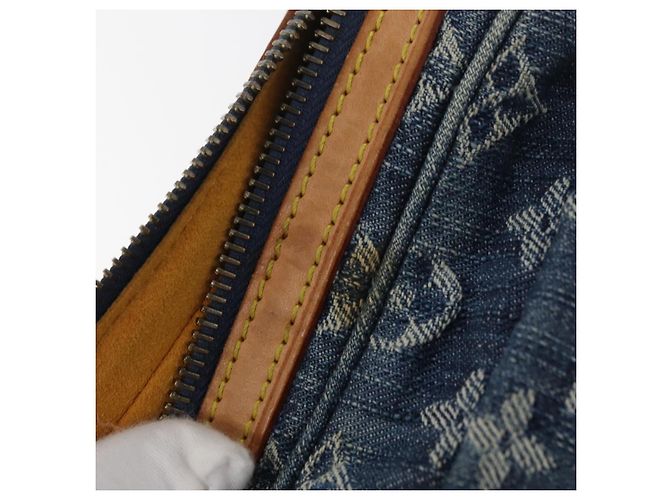 LOUIS VUITTON Borsa a Tracolla Monogram in Denim Blu M95347 LV Auth 174319SAV - vista 8