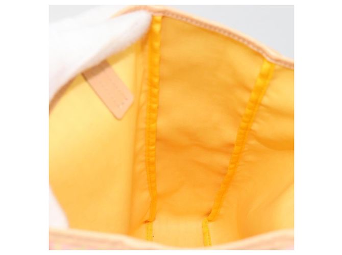 Borsa a mano in tela Zucchino FENDI rosa oro Auth ARZ892A D'oro - vista 18