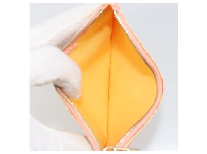Borsa a mano in tela Zucchino FENDI rosa oro Auth ARZ892A D'oro - vista 22