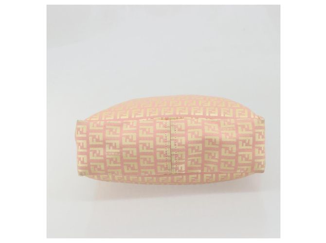 Borsa a mano in tela Zucchino FENDI rosa oro Auth ARZ892A D'oro - vista 5