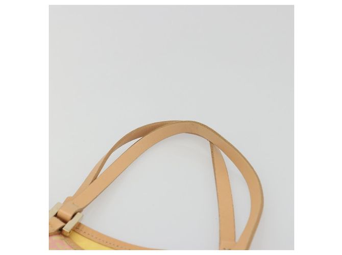 Borsa a mano in tela Zucchino FENDI rosa oro Auth ARZ892A D'oro - vista 8