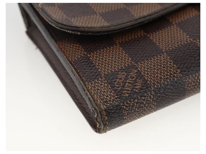 LOUIS VUITTON Cartera Sistina Long Damier Ebene N61747 Auth bs34333 - vista 14