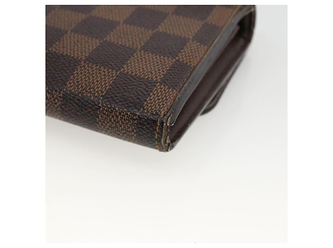 LOUIS VUITTON Cartera Sistina Long Damier Ebene N61747 Auth bs34333 - vista 15