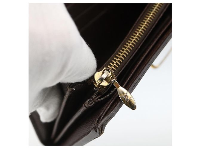 LOUIS VUITTON Cartera Sistina Long Damier Ebene N61747 Auth bs34333 - vista 20