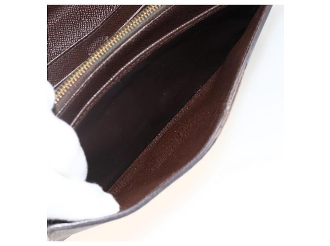 LOUIS VUITTON Cartera Sistina Long Damier Ebene N61747 Auth bs34333 - vista 22