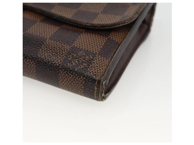 LOUIS VUITTON Cartera Sistina Long Damier Ebene N61747 Auth bs34333 - vista 7
