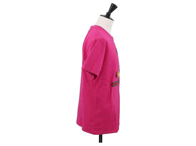 Camiseta de manga corta de algodón rosa Colaboración GUCCI Disney Auth ARZ929M - vista 4