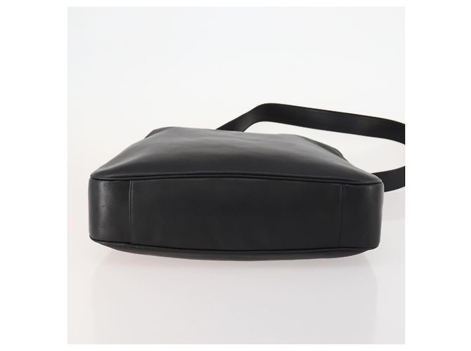 Borsa a mano in pelle Gucci Bamboo 2 in 1 Nero Oro Auth 169781 D'oro - vista 11
