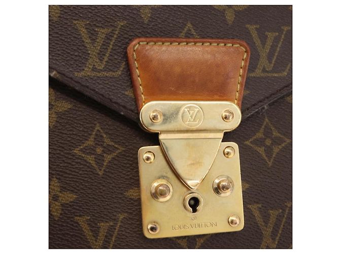 LOUIS VUITTON Briefcase Consulente Monogramma M53331 LV Auth BA11721 - vista 16