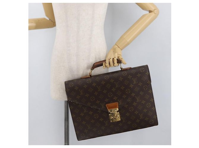 LOUIS VUITTON Briefcase Consulente Monogramma M53331 LV Auth BA11721 - vista 24
