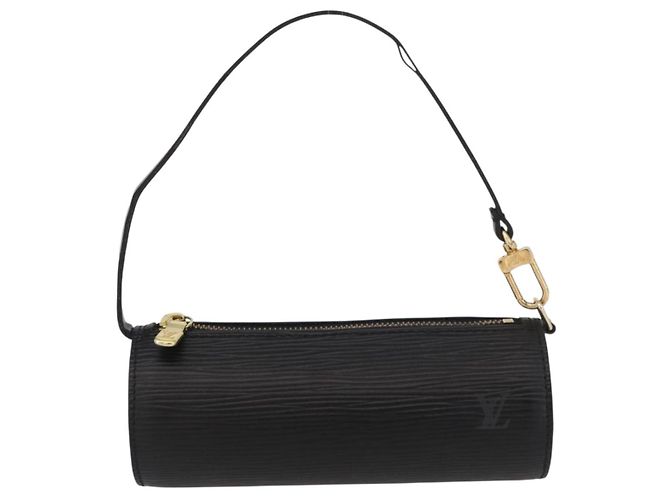 LOUIS VUITTON Pochette Soufflot Epi Nera LV Auth BA11603 Nero - vista 13