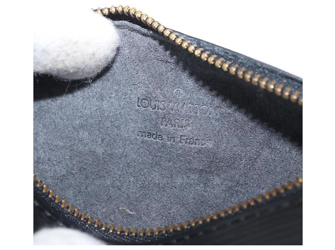 LOUIS VUITTON Pochette Soufflot Epi Nera LV Auth BA11603 Nero - vista 17