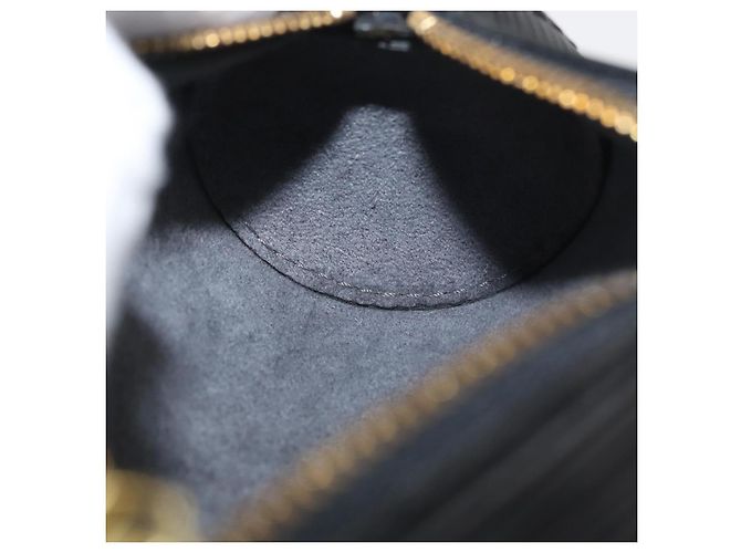 LOUIS VUITTON Pochette Soufflot Epi Nera LV Auth BA11603 Nero - vista 19