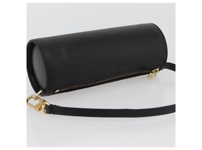 LOUIS VUITTON Pochette Soufflot Epi Nera LV Auth BA11603 Nero - vista 6