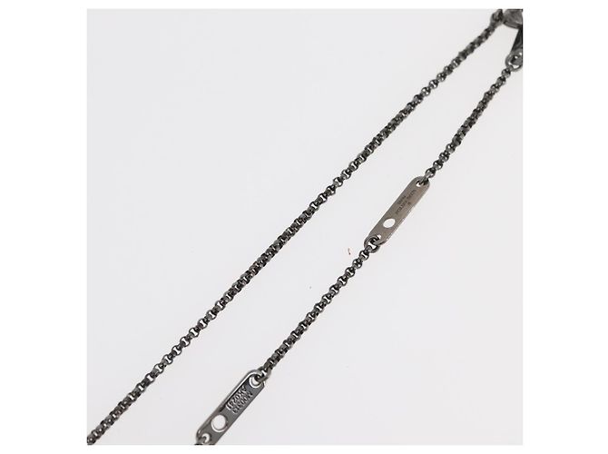 COLLAR LV BEADS LOUIS VUITTON de metal Turquesa Azul M00313 Auth BAZ738M - vista 17
