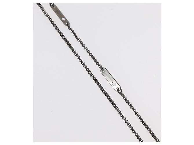 COLLAR LV BEADS LOUIS VUITTON de metal Turquesa Azul M00313 Auth BAZ738M - vista 8