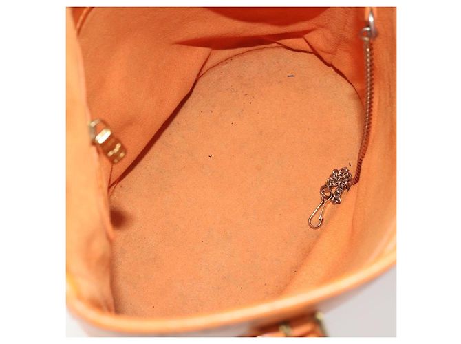 LOUIS VUITTON Borsa a Spalla Epi Bucket PM Arancione Mandarino M5899H LV Auth BAZ712A Grigio - vista 11