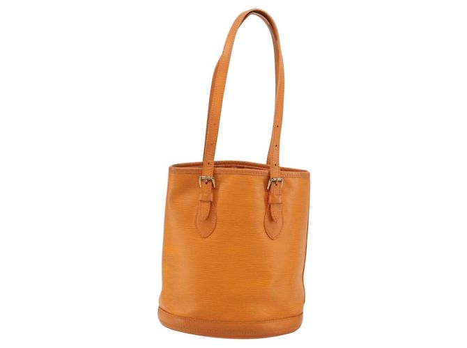 LOUIS VUITTON Borsa a Spalla Epi Bucket PM Arancione Mandarino M5899H LV Auth BAZ712A Grigio - vista 2