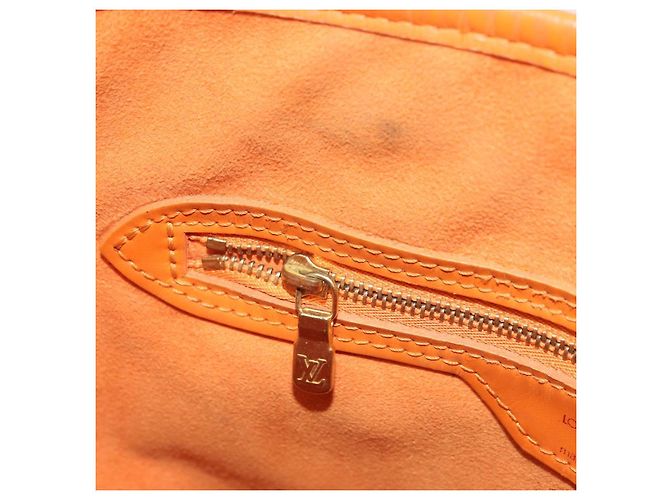 LOUIS VUITTON Borsa a Spalla Epi Bucket PM Arancione Mandarino M5899H LV Auth BAZ712A Grigio - vista 20