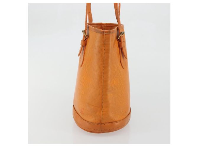 LOUIS VUITTON Borsa a Spalla Epi Bucket PM Arancione Mandarino M5899H LV Auth BAZ712A Grigio - vista 3