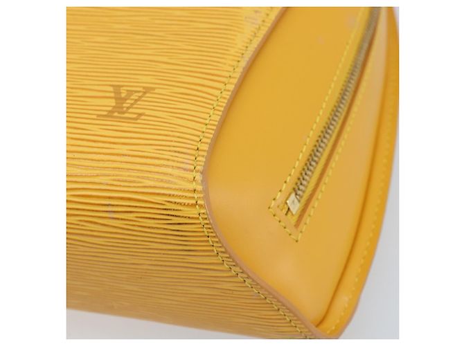 LOUIS VUITTON Zaino Epi Mabillon Giallo M52239 LV Auth AMZ512 - vista 16