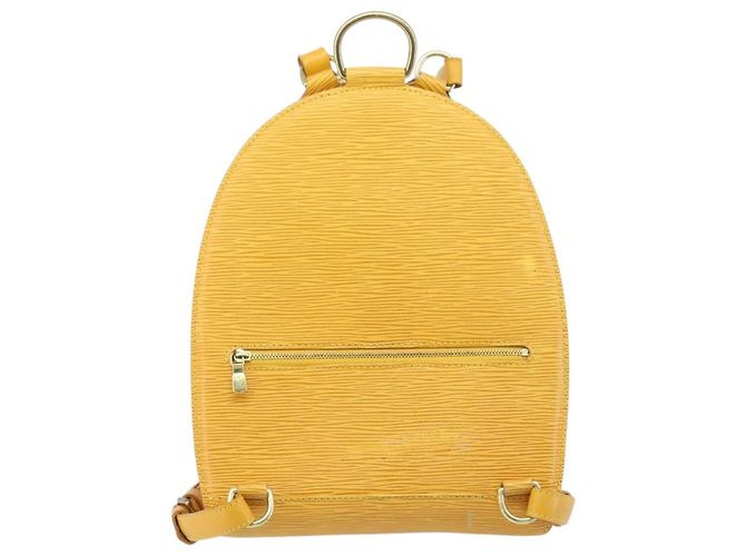 LOUIS VUITTON Zaino Epi Mabillon Giallo M52239 LV Auth AMZ512 - vista 2