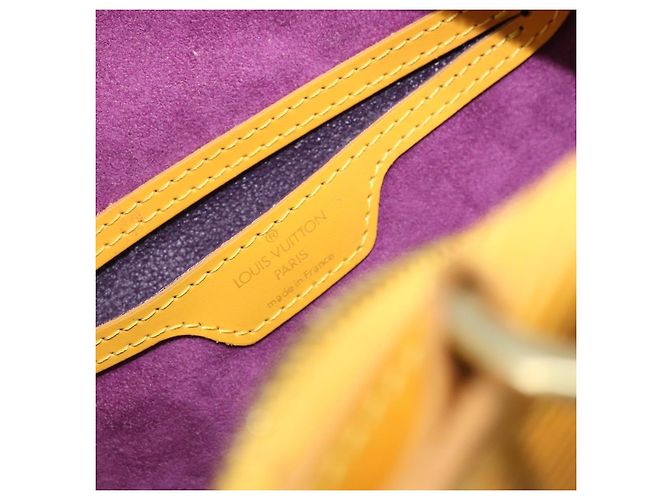 LOUIS VUITTON Zaino Epi Mabillon Giallo M52239 LV Auth AMZ512 - vista 21