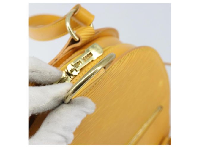 LOUIS VUITTON Zaino Epi Mabillon Giallo M52239 LV Auth AMZ512 - vista 7