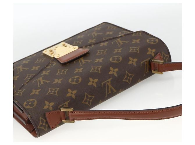 LOUIS VUITTON Borsa a Mano Monogram Concorde M51190 Auth LV ka3485 Monogramma - vista 6