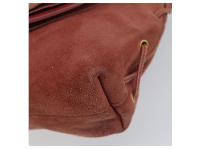 Borsa a Spalla GUCCI Camoscio Rosa Oro 95107 Auth YKZ626 D'oro - vista 10