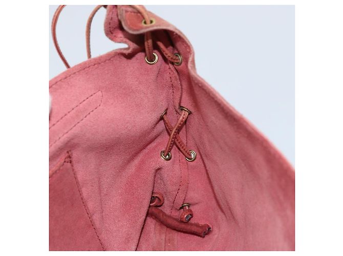 Borsa a Spalla GUCCI Camoscio Rosa Oro 95107 Auth YKZ626 D'oro - vista 18