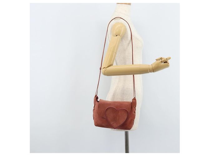 Borsa a Spalla GUCCI Camoscio Rosa Oro 95107 Auth YKZ626 D'oro - vista 22