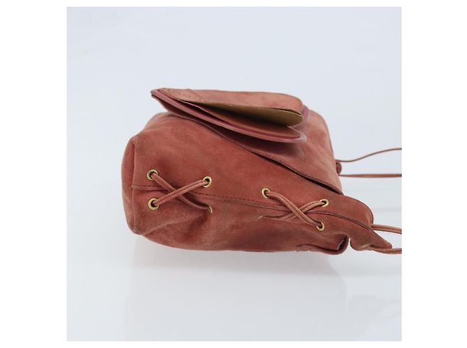 Borsa a Spalla GUCCI Camoscio Rosa Oro 95107 Auth YKZ626 D'oro - vista 4