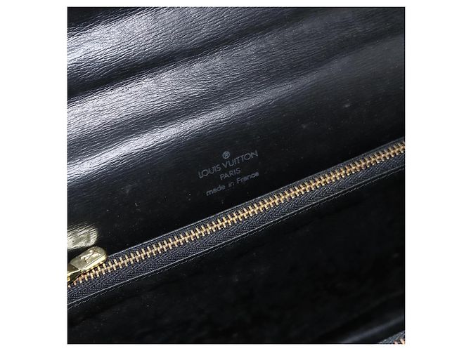 LOUIS VUITTON Borsa a Mano Epi Concorde Nera M52132 LV Auth ka3570 Nero - vista 18