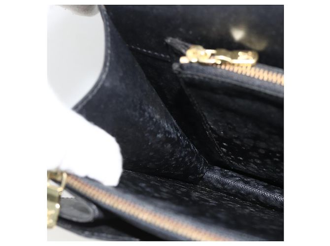 LOUIS VUITTON Borsa a Mano Epi Concorde Nera M52132 LV Auth ka3570 Nero - vista 20