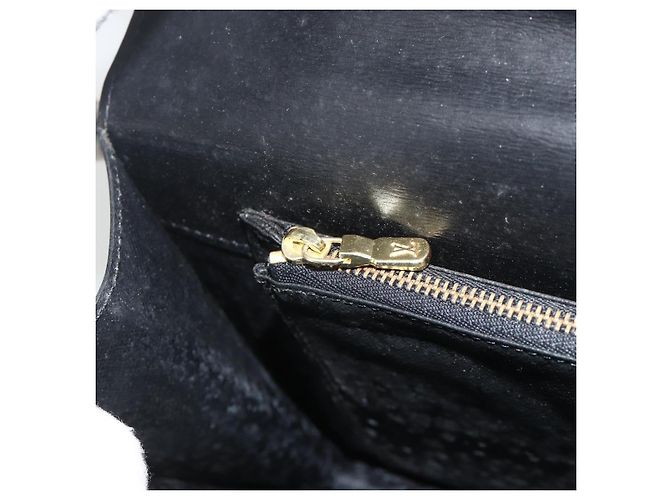 LOUIS VUITTON Borsa a Mano Epi Concorde Nera M52132 LV Auth ka3570 Nero - vista 21