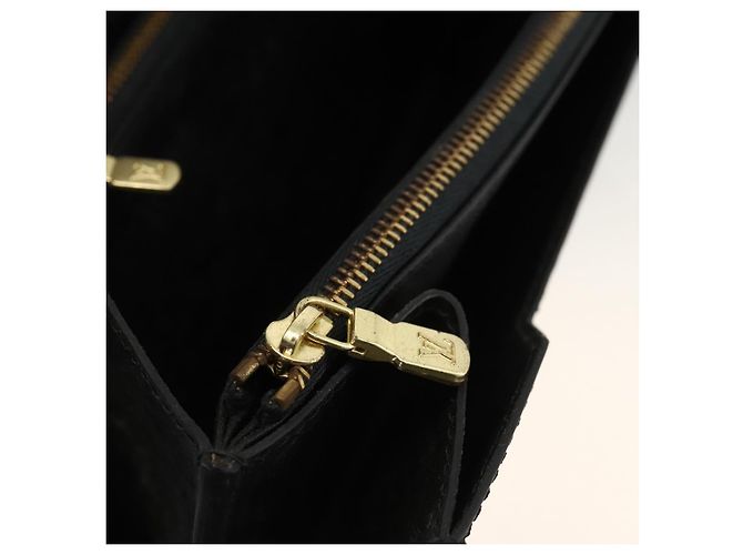 LOUIS VUITTON Borsa a Mano Epi Concorde Nera M52132 LV Auth ka3570 Nero - vista 22