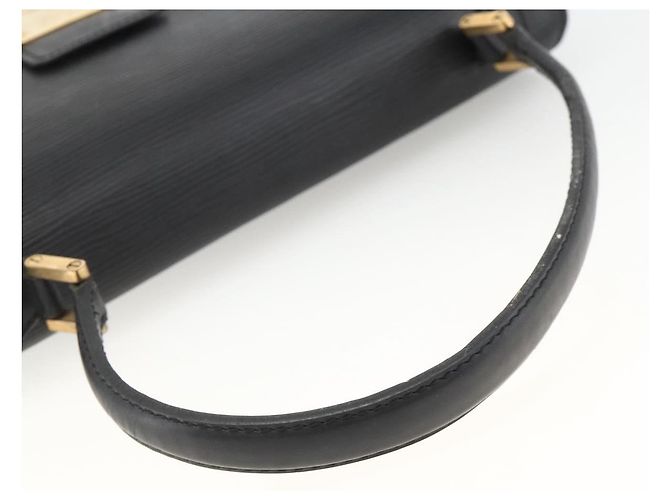LOUIS VUITTON Borsa a Mano Epi Concorde Nera M52132 LV Auth ka3570 Nero - vista 7