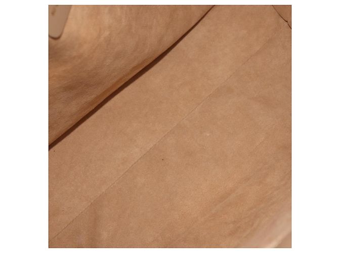 Borsa Tote Salvatore Ferragamo in nylon beige oro Auth BAZ714A D'oro - vista 16