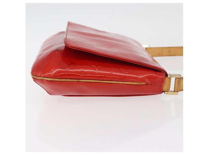 LOUIS VUITTON Borsa Thompson Street Monogram Vernis Rossa M91094 Auth BAZ450 Rosso - vista 3